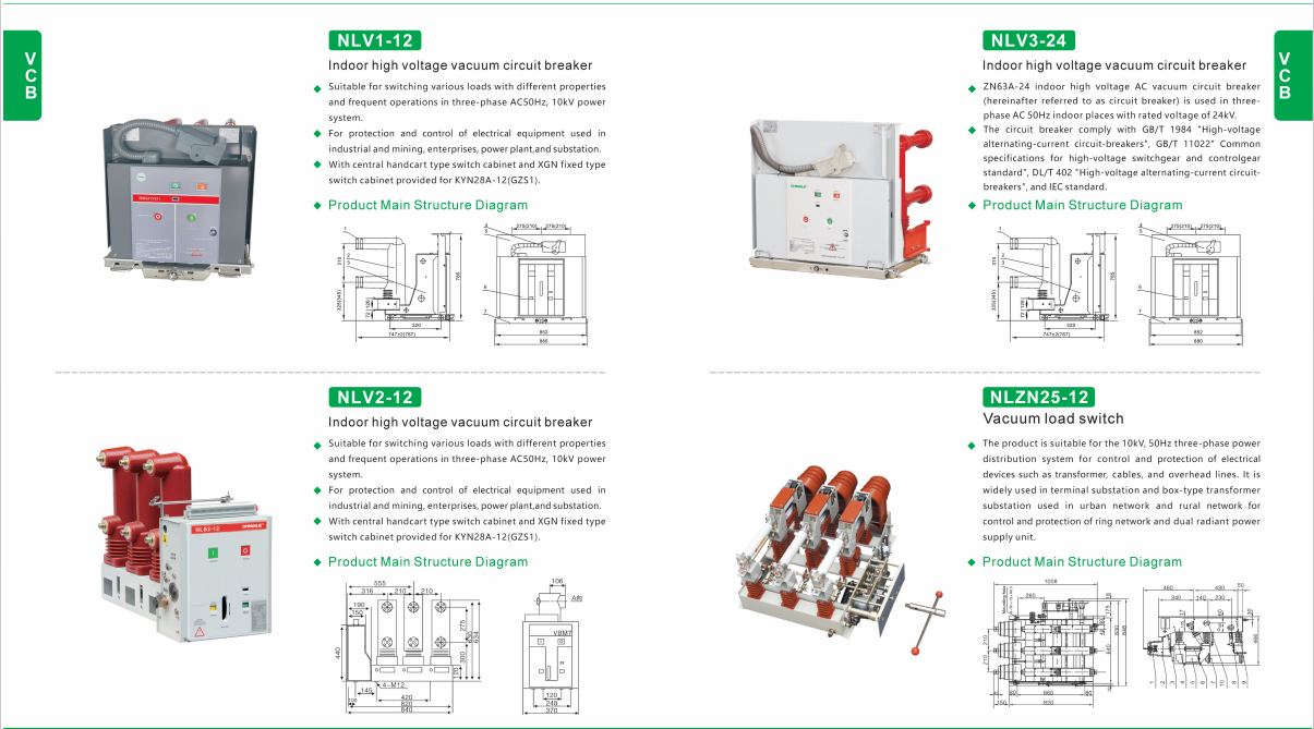 Indoor High-Voltage Vacuum Circuit Breaker Indoor High-Voltage Vacuum Circuit Breaker