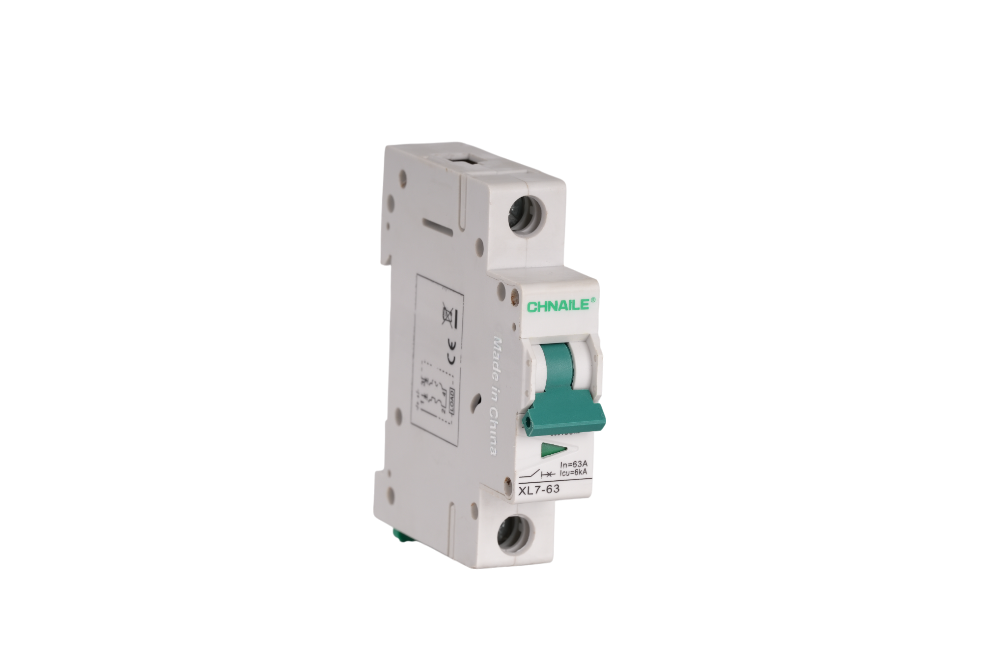 Heavy-Duty 1P DC Circuit Breaker 63A 6kA for RV Solar & Telecom Batteries