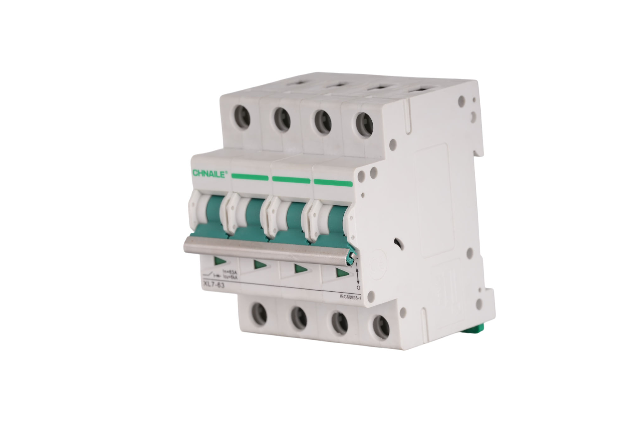 High-Capacity 4P AC Circuit Breaker 63A 6kA for 3-Phase Heat Pumps & EV Charging