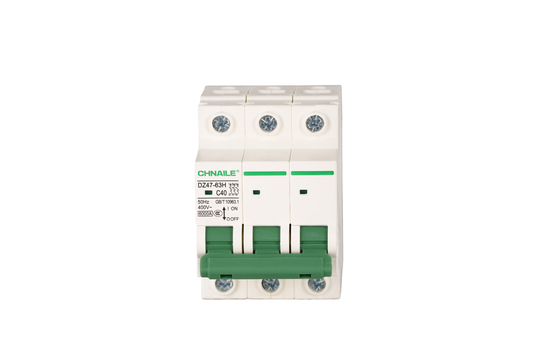 High-Performance 3P AC Miniature Circuit Breaker 40A 6kA for Commercial Refrigeration & Pumps