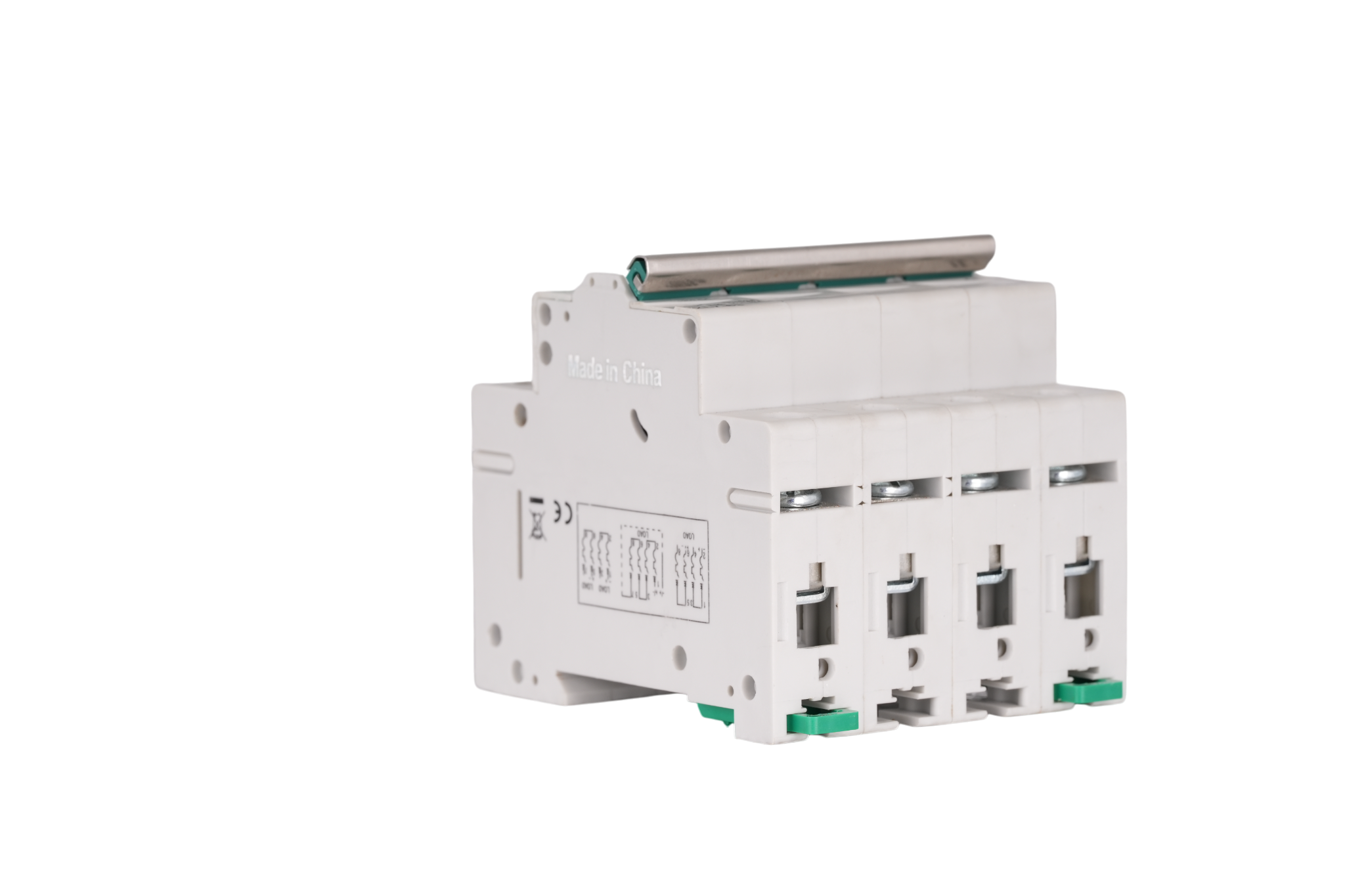 High-Capacity 4P AC Circuit Breaker 63A 6kA for 3-Phase Heat Pumps & EV Charging
