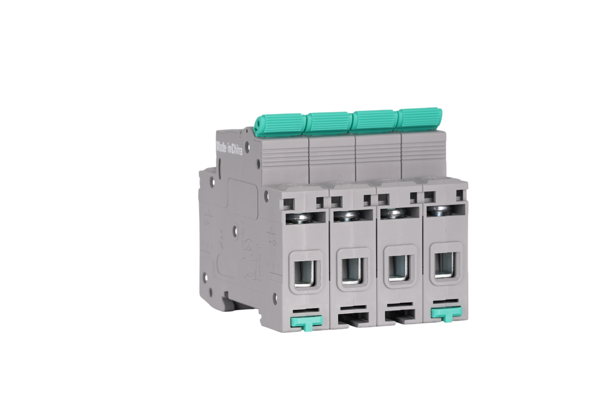 BD1-63S 4P DIN-Rail AC Miniature Circuit Breaker 400V 20A 6kA for Commercial Distribution