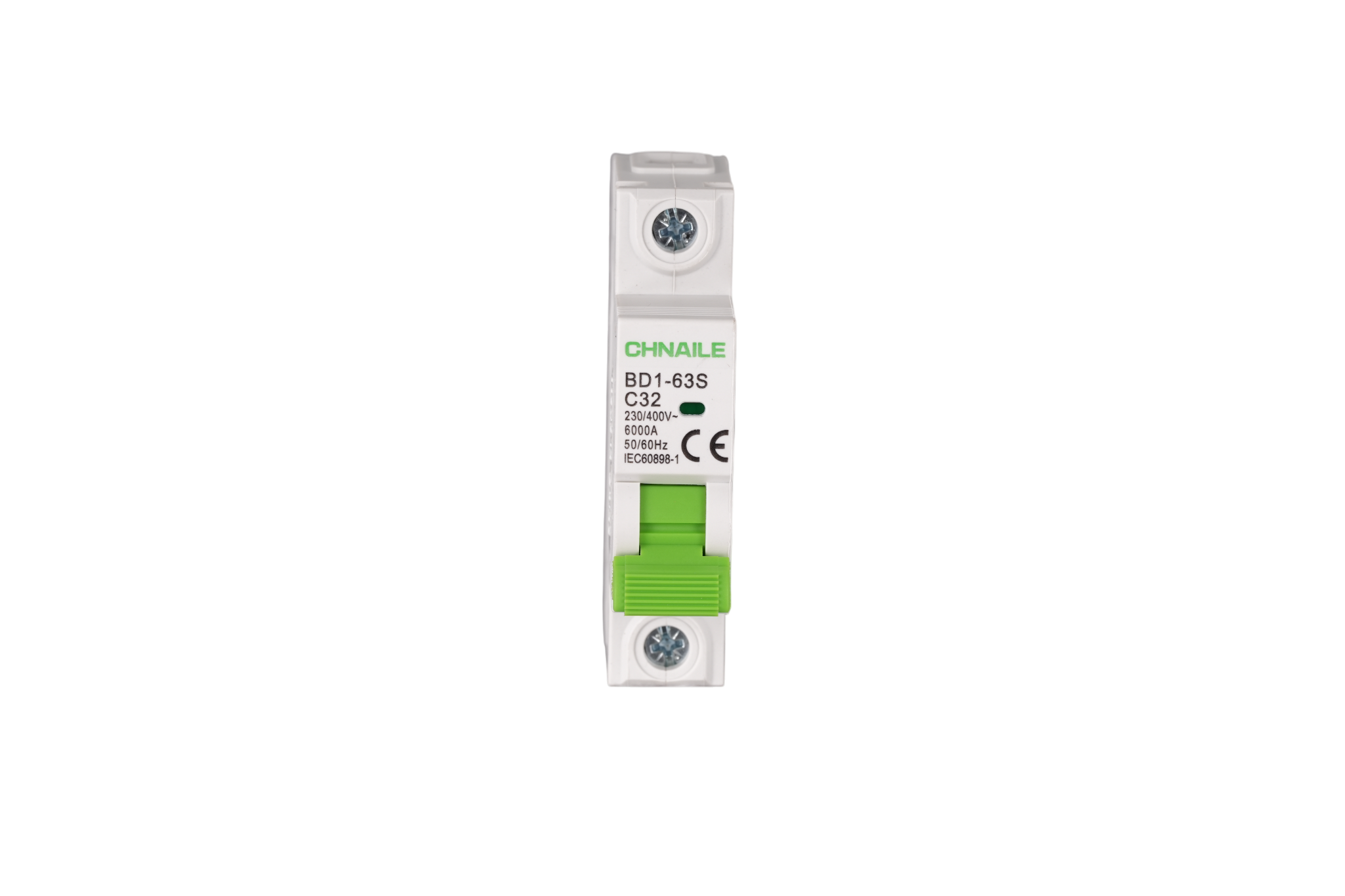 BD1-63S 1P DIN-Rail AC Miniature Circuit Breaker 32A 6kA for Residential HVAC