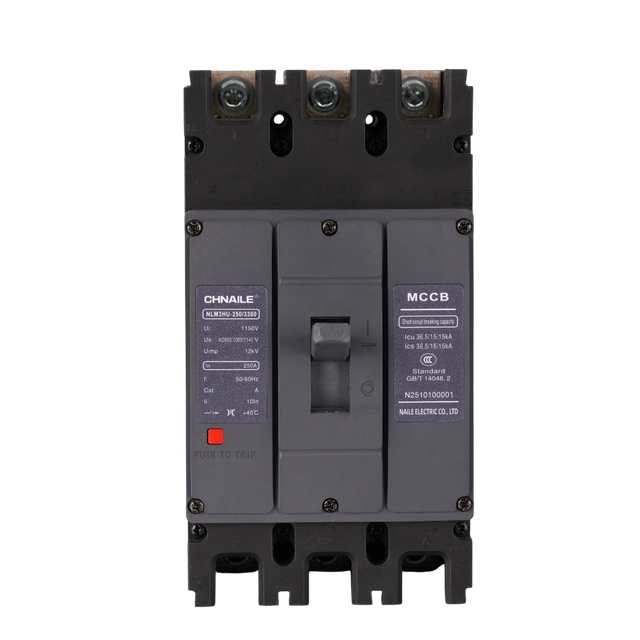 Ultra-High Voltage 3P AC MCCB 250A 1140V for Wind Turbines & Deep Mining