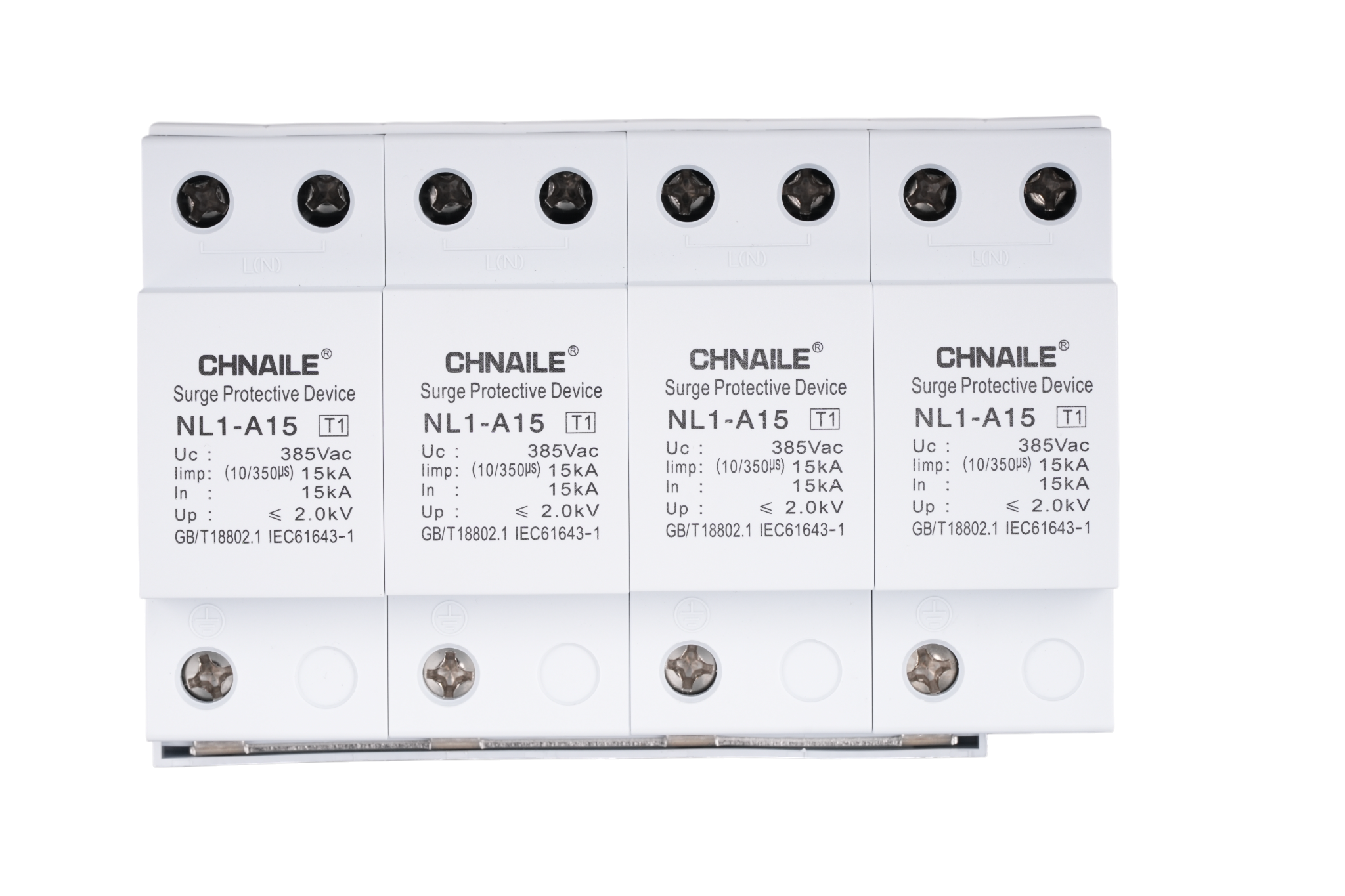 Heavy-Duty 4P Type 1 AC Surge Protective Device 15kA 385V for Skyscraper Service Entrances