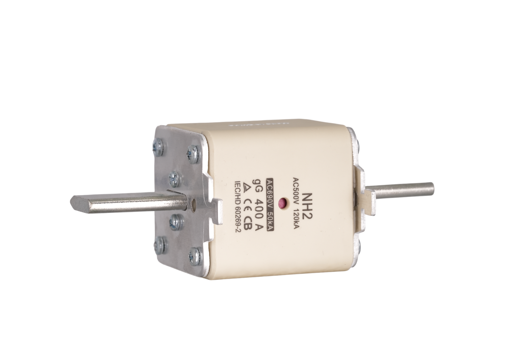 Heavy-Duty GG HRC Blade Fuse Link 400A 120kA for Solar Inverters & Main Feeders