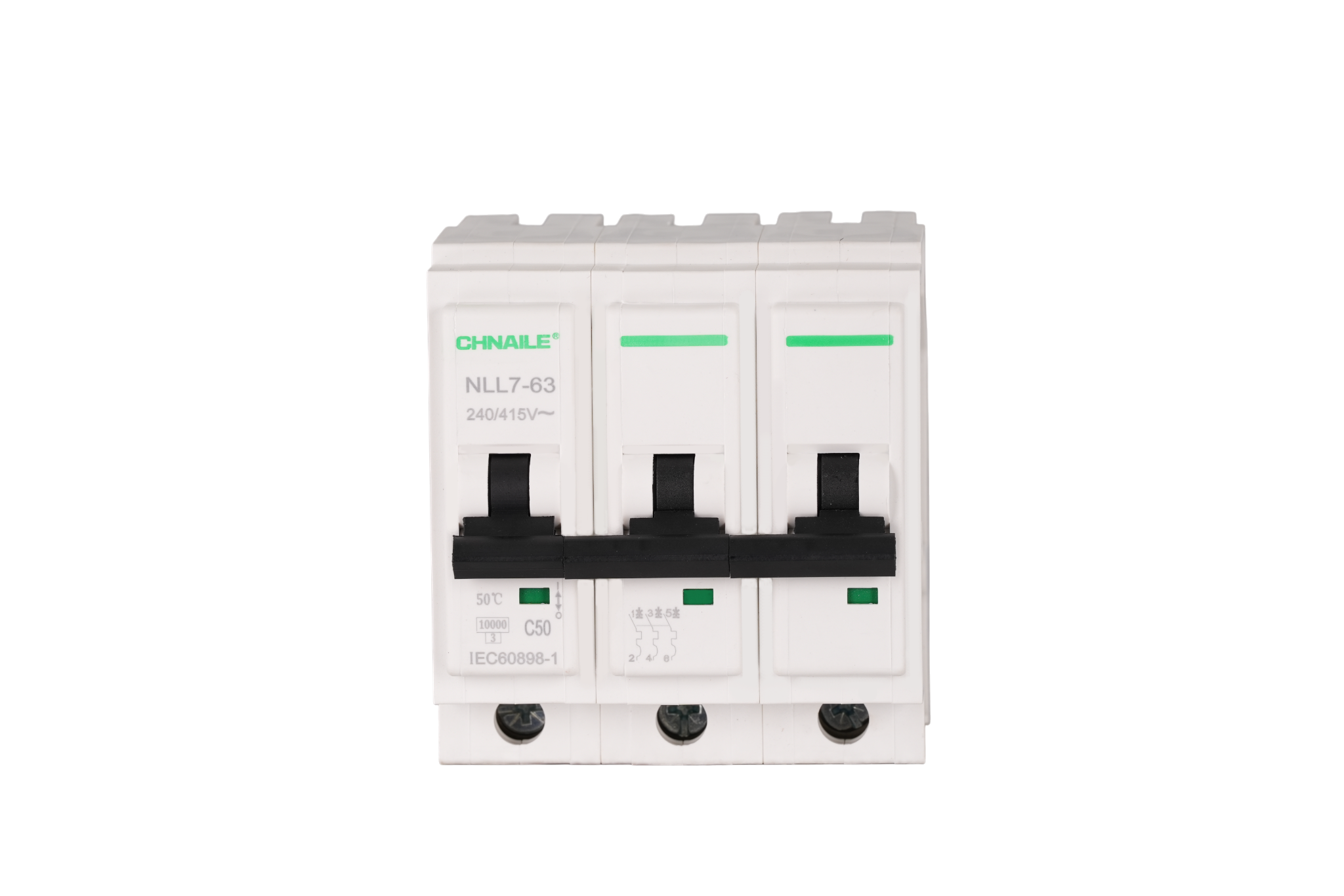 3-Pole DC Plug-in Miniature Circuit Breaker