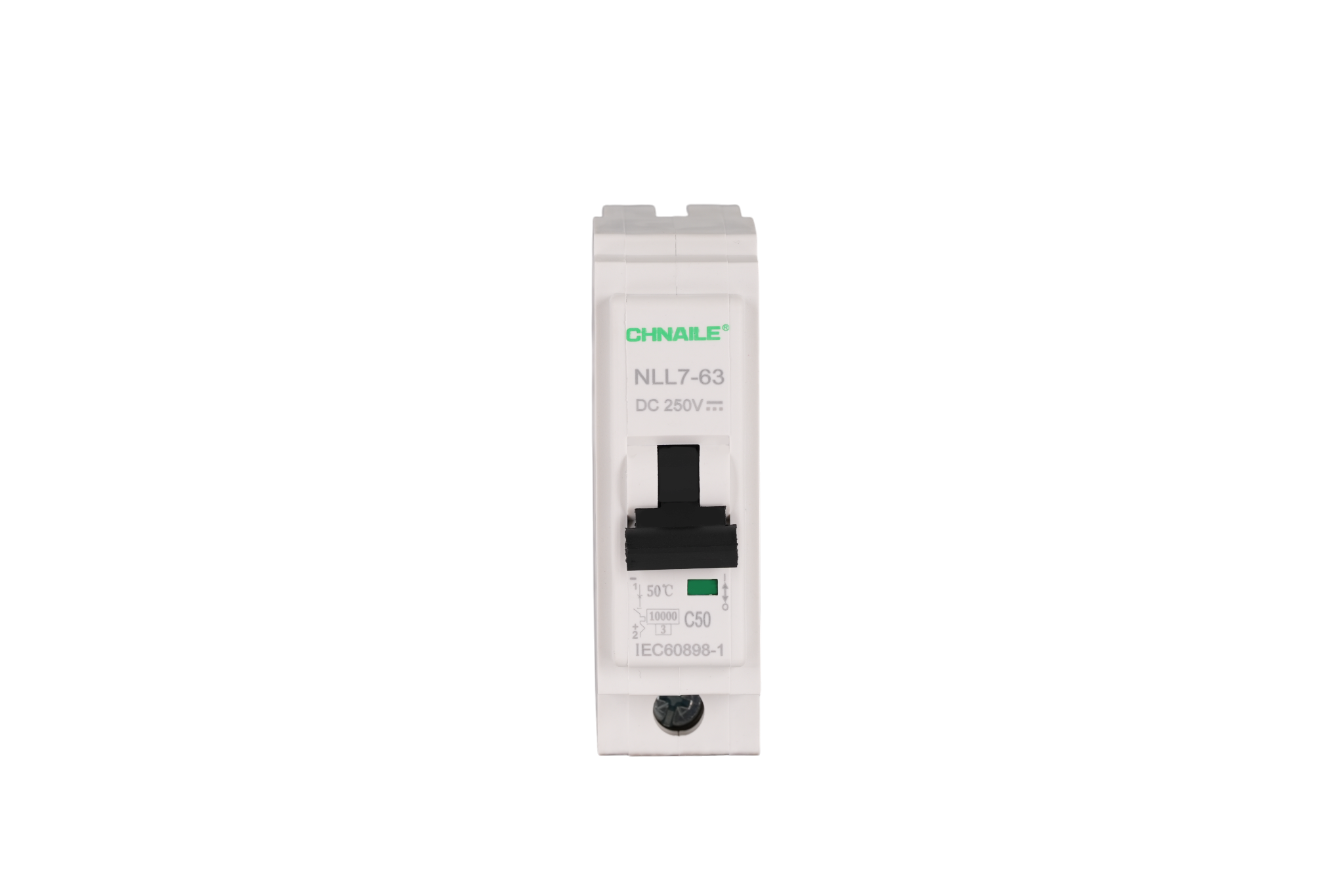 NLL7-63 1P Plug-in DC Miniature Circuit Breaker 250V 50A Solar PV