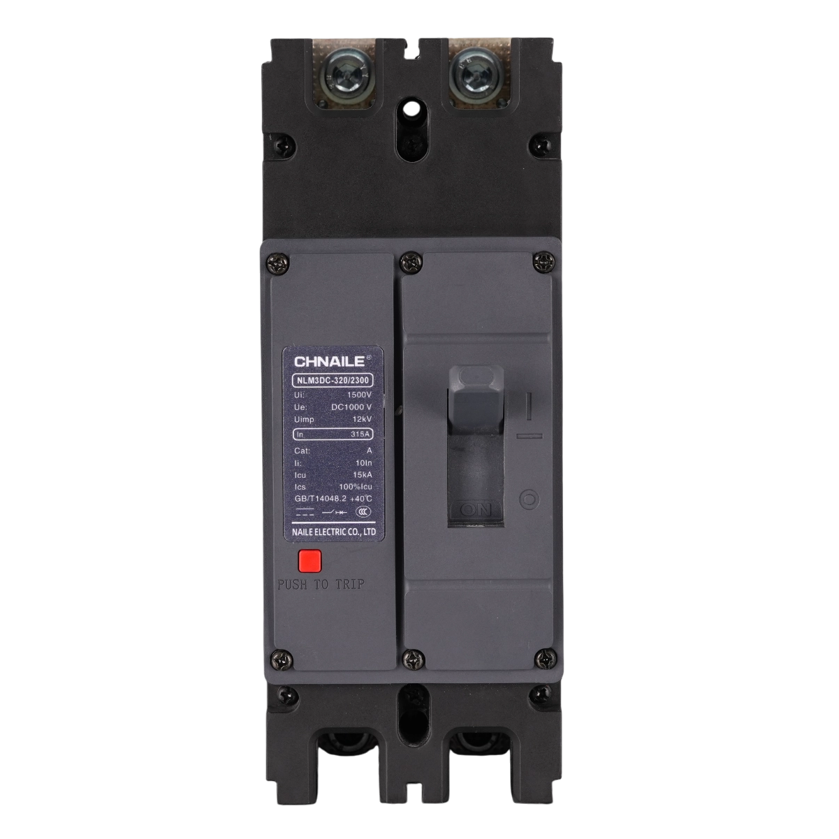 Heavy-Duty 2P DC Molded Case Circuit Breaker 315A 1000V for Industrial BESS & Marine