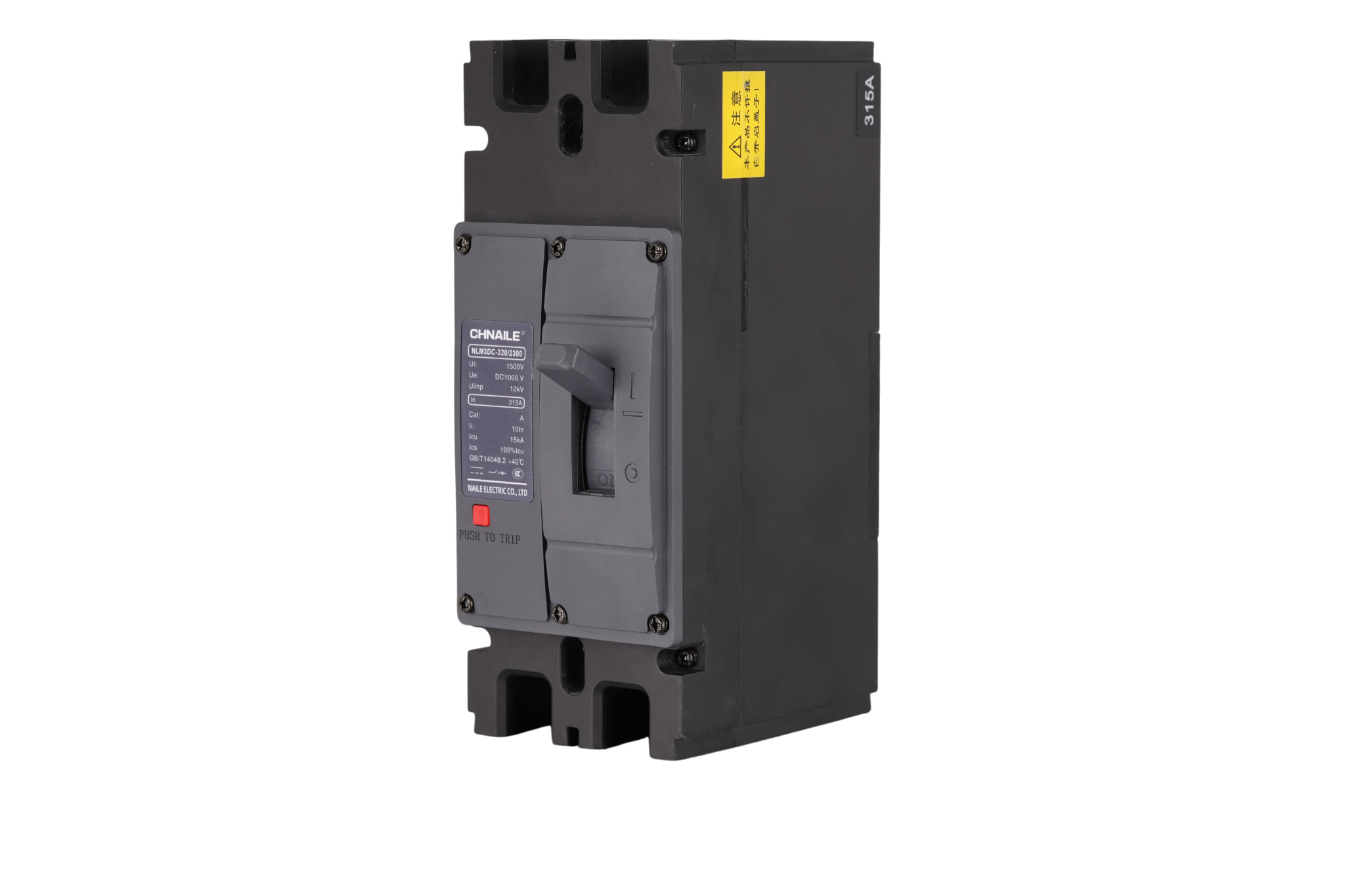 Heavy-Duty 2P DC Molded Case Circuit Breaker 315A 1000V for Industrial BESS & Marine