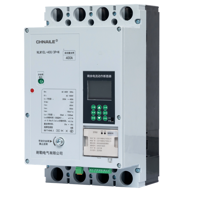 Intelligent 3P+N IoT Auto-Reclosing MCCB 400A 65kA for Virtual Power Plants & V2G