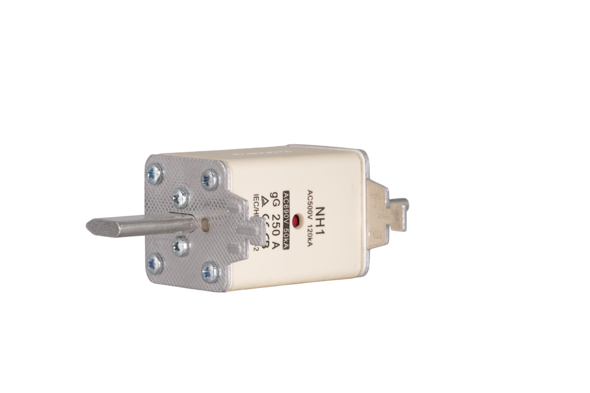 Heavy-Duty GG HRC Blade Fuse Link 250A 120kA for Substations & Feeder Pillars