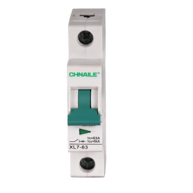 Heavy-Duty 1P DC Circuit Breaker 63A 6kA for RV Solar & Telecom Batteries