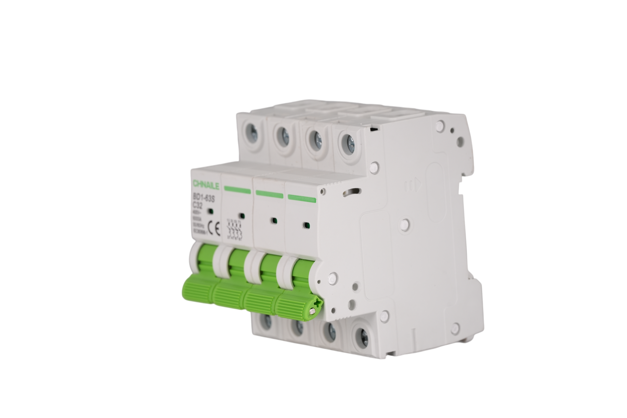 Heavy-Duty 4P AC Miniature Circuit Breaker 32A 6kA for Data Centers & HVAC