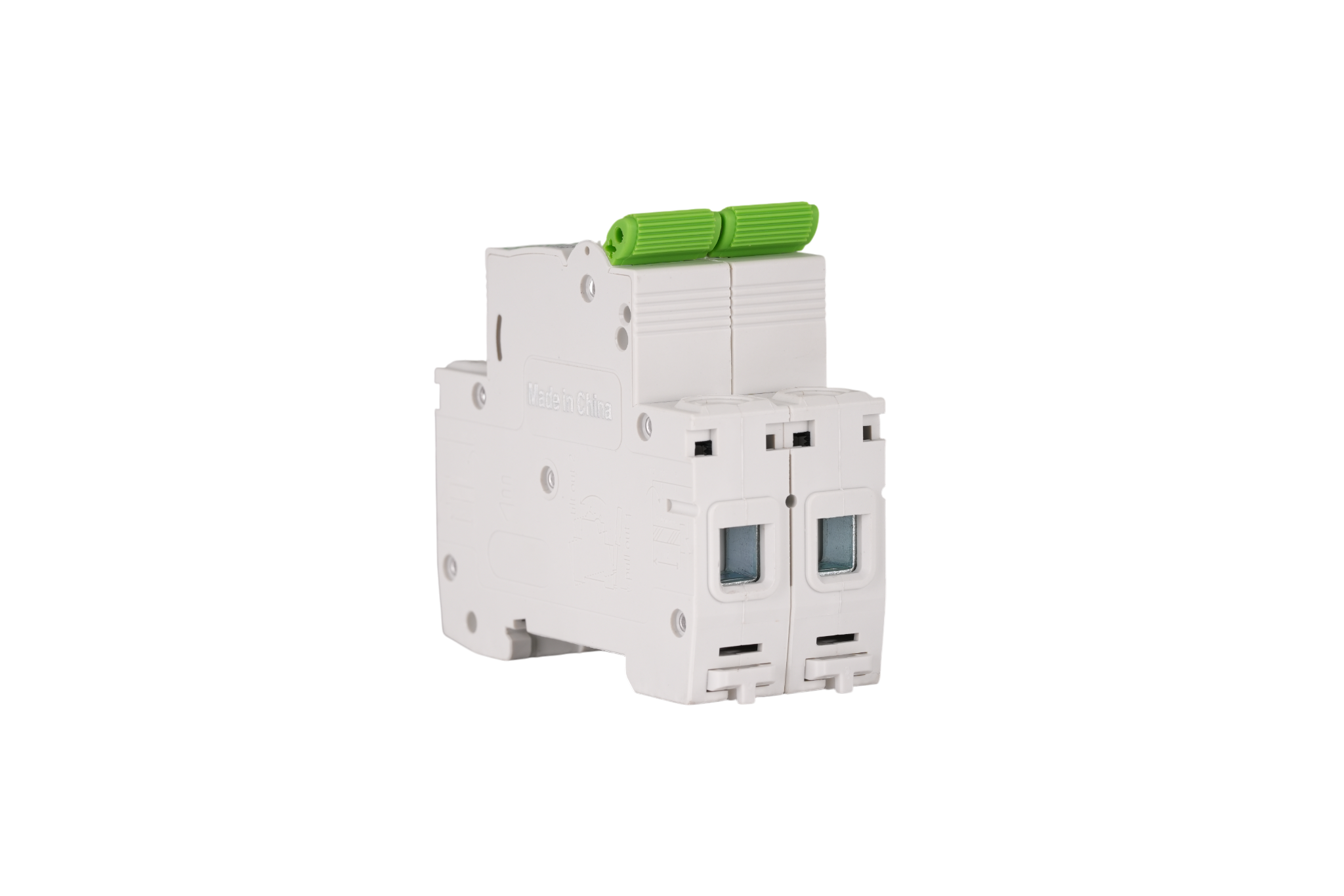 BD1-63S 2P DIN-Rail AC Miniature Circuit Breaker 32A 6kA for EV Charger & HVAC