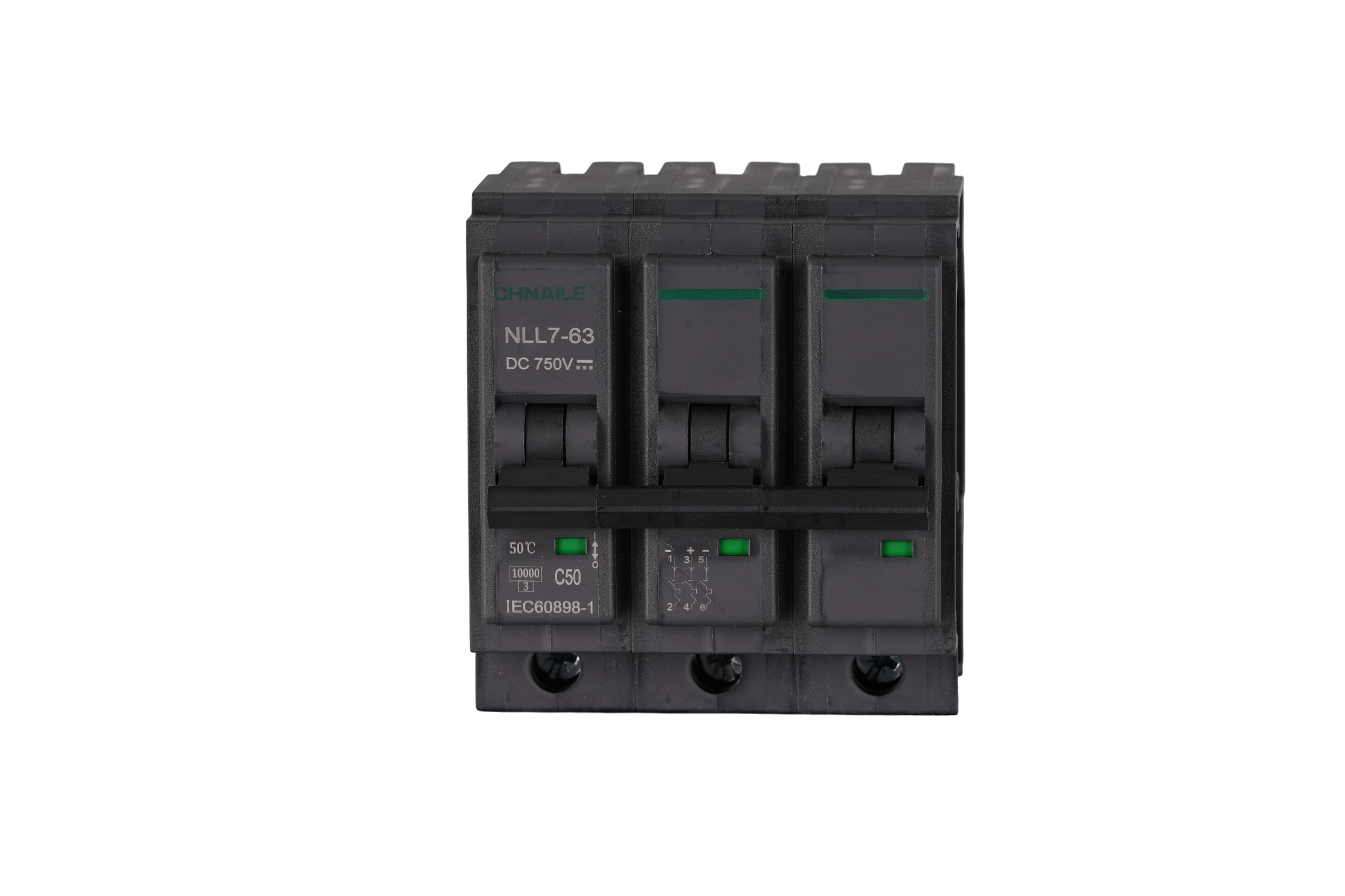 NLL7-63 3P Plug-in DC Circuit Breaker 750V 63A for Solar PV