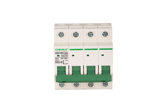 Heavy-Duty 4P AC Circuit Breaker 32A 6kA for Factory Automation & Elevators