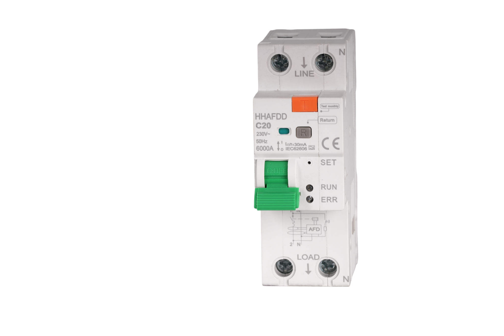 Fire extinguishing circuit breaker