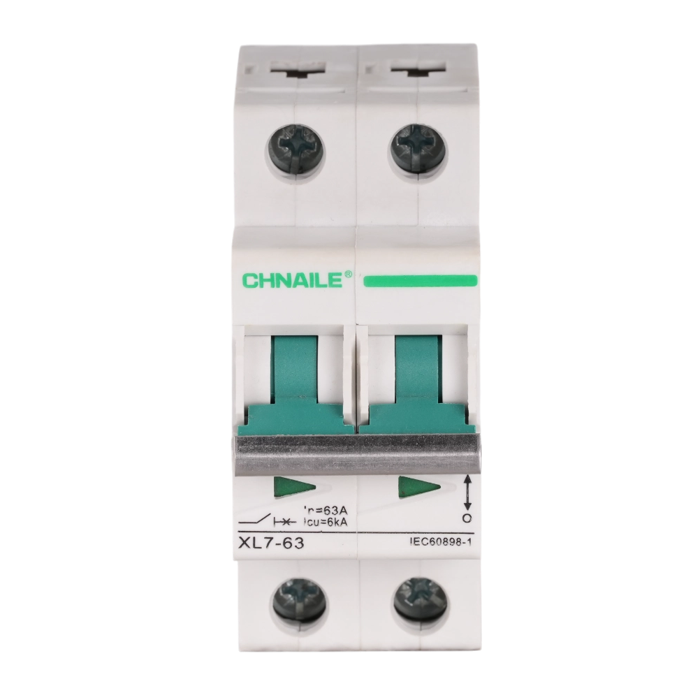 High-Capacity 2P AC Circuit Breaker 63A 6kA for Solar AC Output & Smart Homes