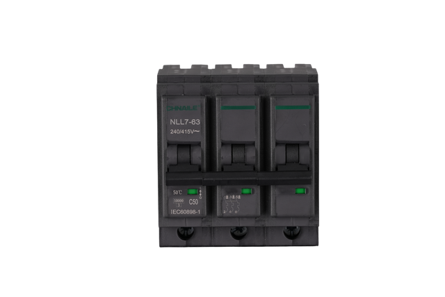 NLL7-63 3P Plug-in AC Miniature Circuit Breaker 415V 50A 10kA