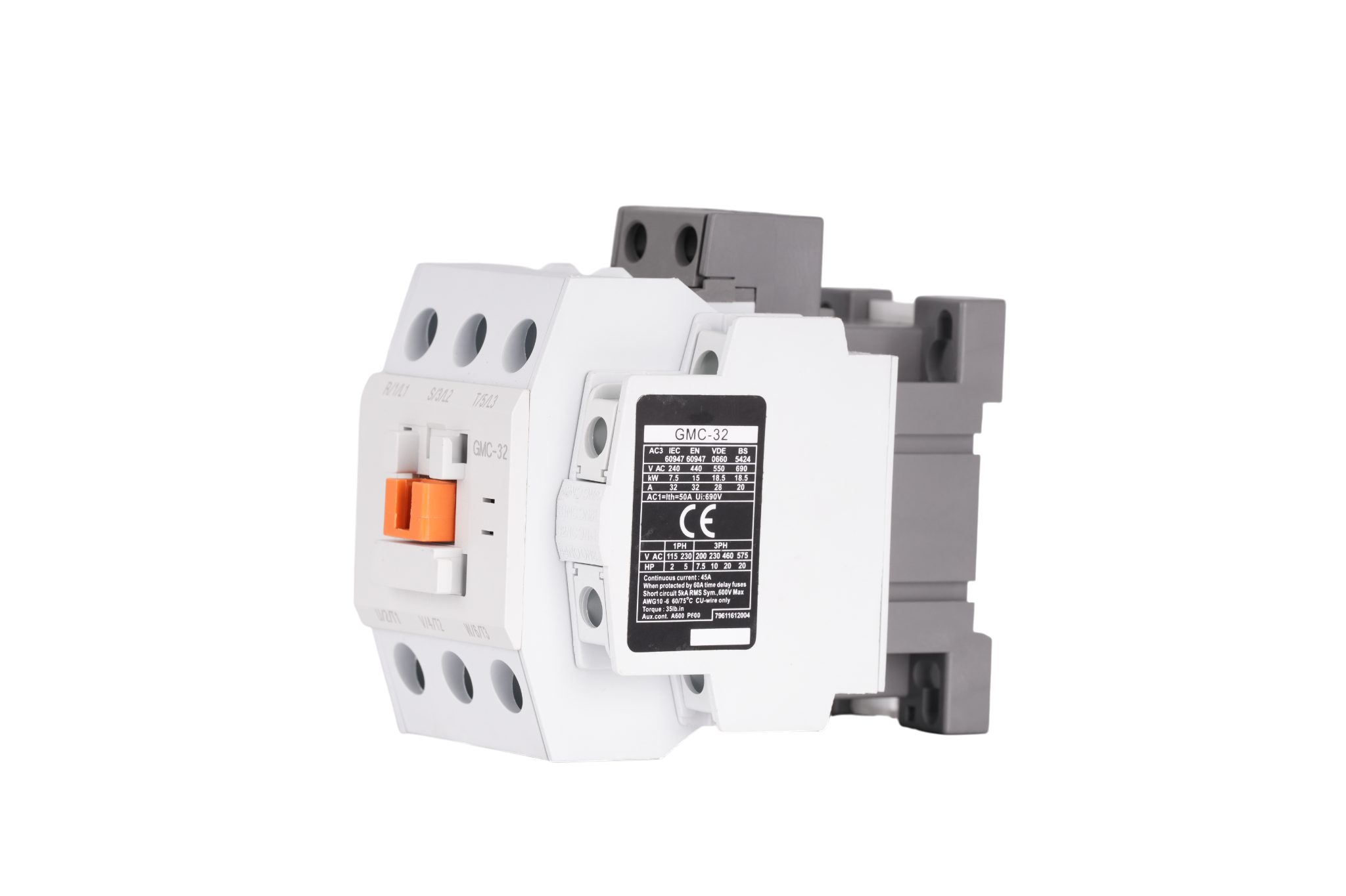 Heavy-Duty 3P AC Magnetic Contactor 32A for Industrial Extruders & Hoists