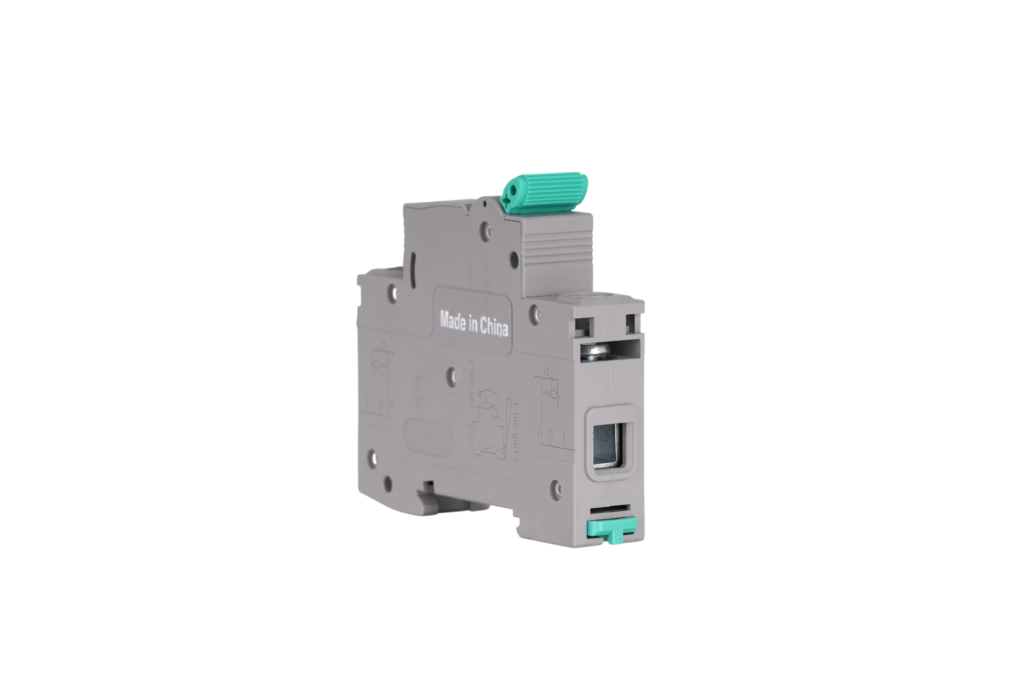 BD1-63S 1P DIN-Rail Miniature Circuit Breaker AC 230V 20A 6kA CE