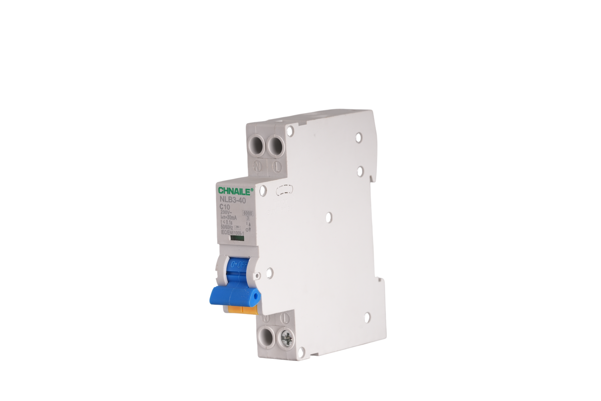 Ultra-Slim 1-Module AC RCBO 10A 30mA for Hotel Panels & Smart Lighting Retrofits