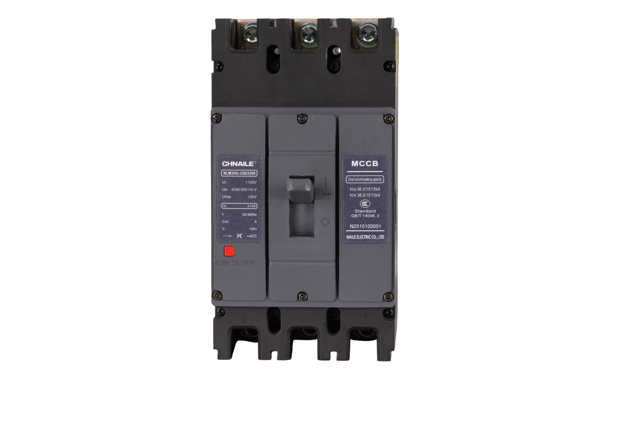 High-voltage molded case circuit breaker