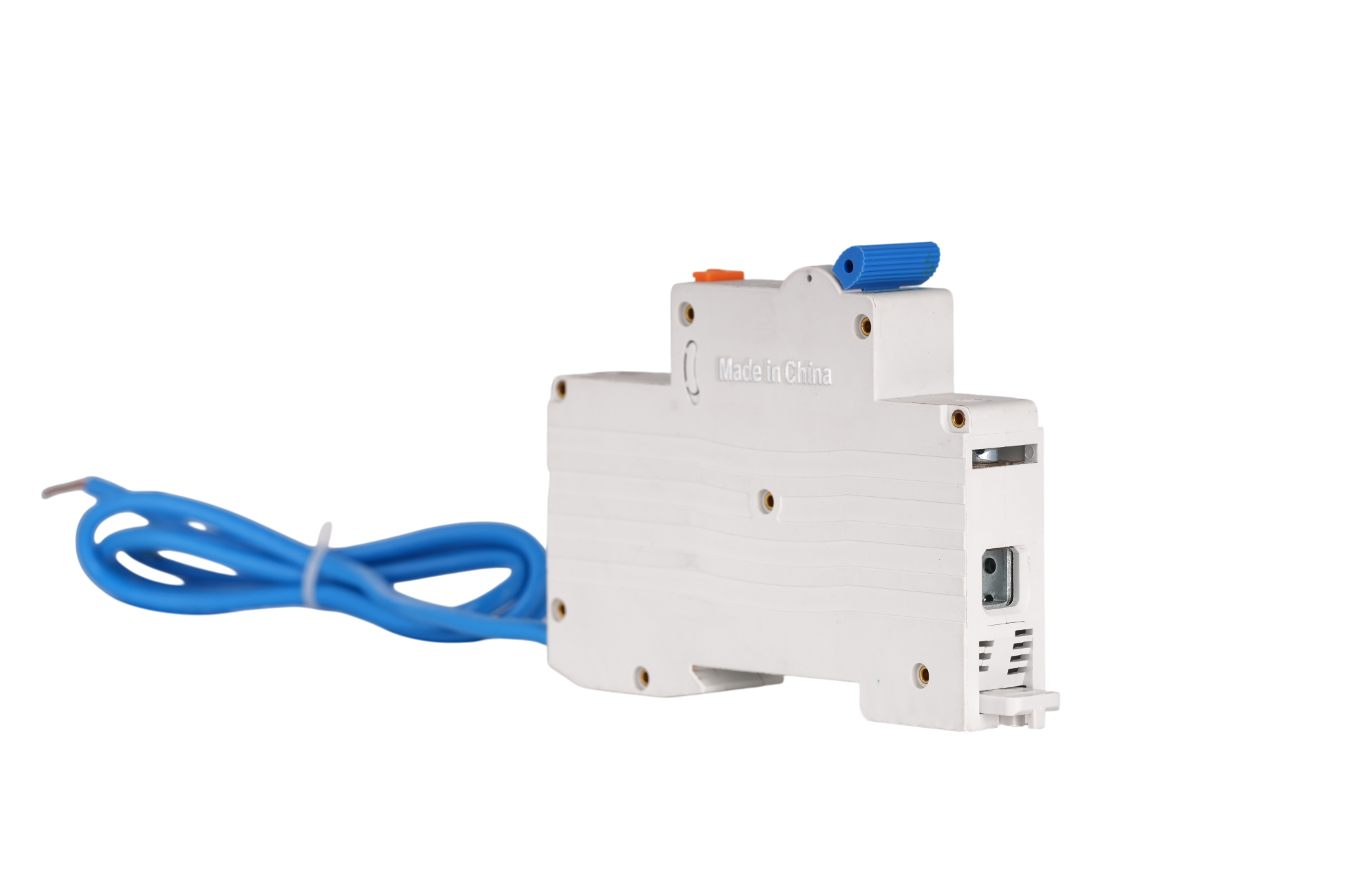 Space-Saving 1-Module Flying Lead RCBO 16A 30mA for UK Consumer Units & Caravan Parks