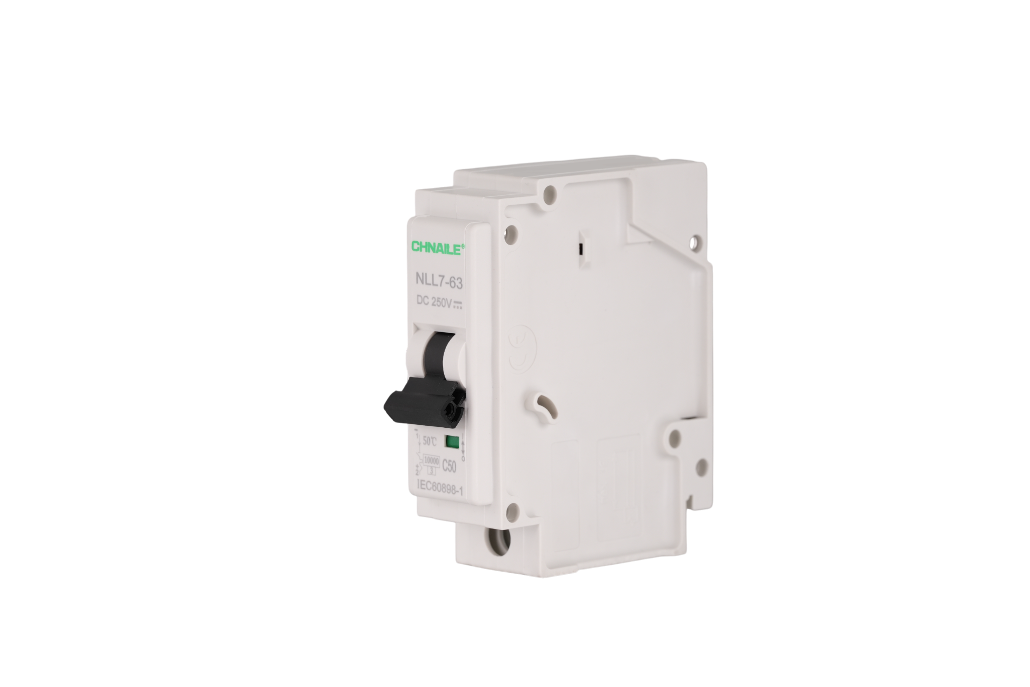 NLL7-63 1P Plug-in DC Miniature Circuit Breaker 250V 50A Solar PV