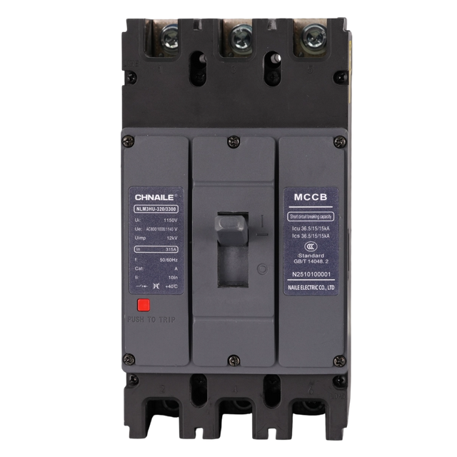 Ultra-High Voltage 3P AC MCCB 315A 1140V for Tunnel Boring & Offshore Platforms