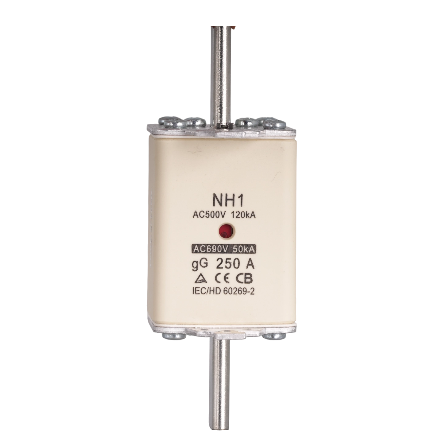 Heavy-Duty GG HRC Blade Fuse Link 250A 120kA for Substations & Feeder Pillars