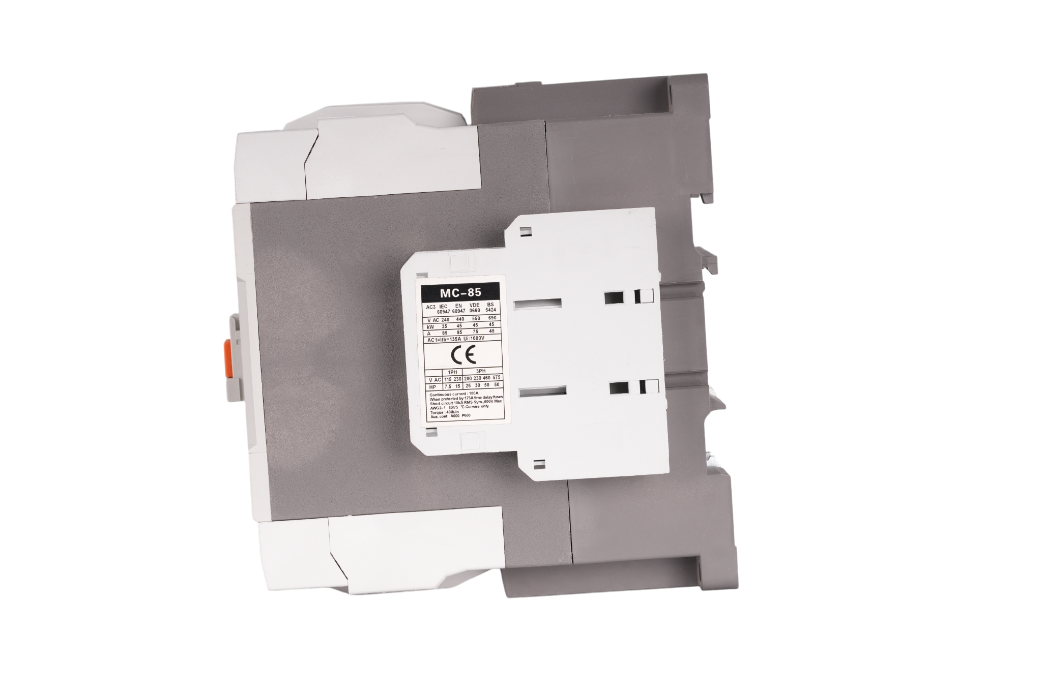 Heavy-Duty 3P AC Magnetic Contactor 85A for Industrial Chillers & Mining Conveyors