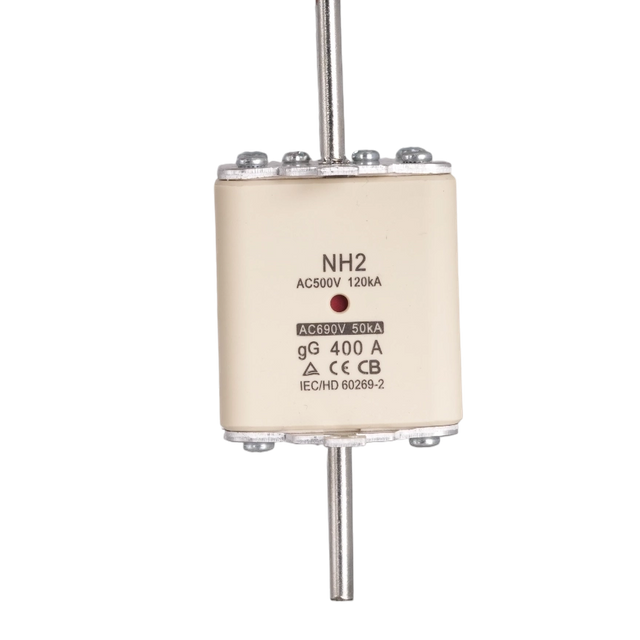 Heavy-Duty GG HRC Blade Fuse Link 400A 120kA for Solar Inverters & Main Feeders