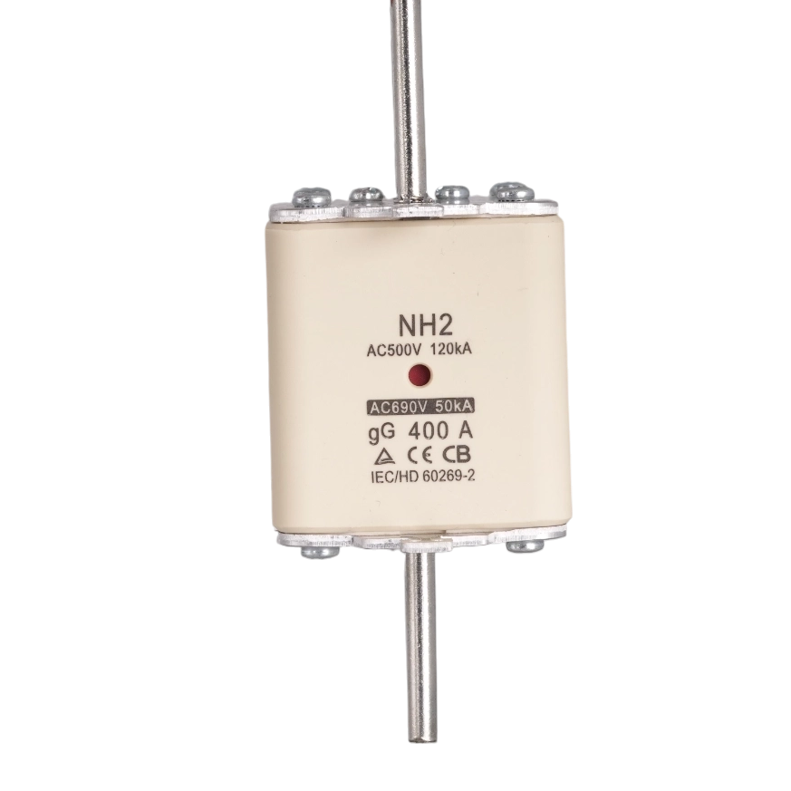 Heavy-Duty GG HRC Blade Fuse Link 400A 120kA for Solar Inverters & Main Feeders