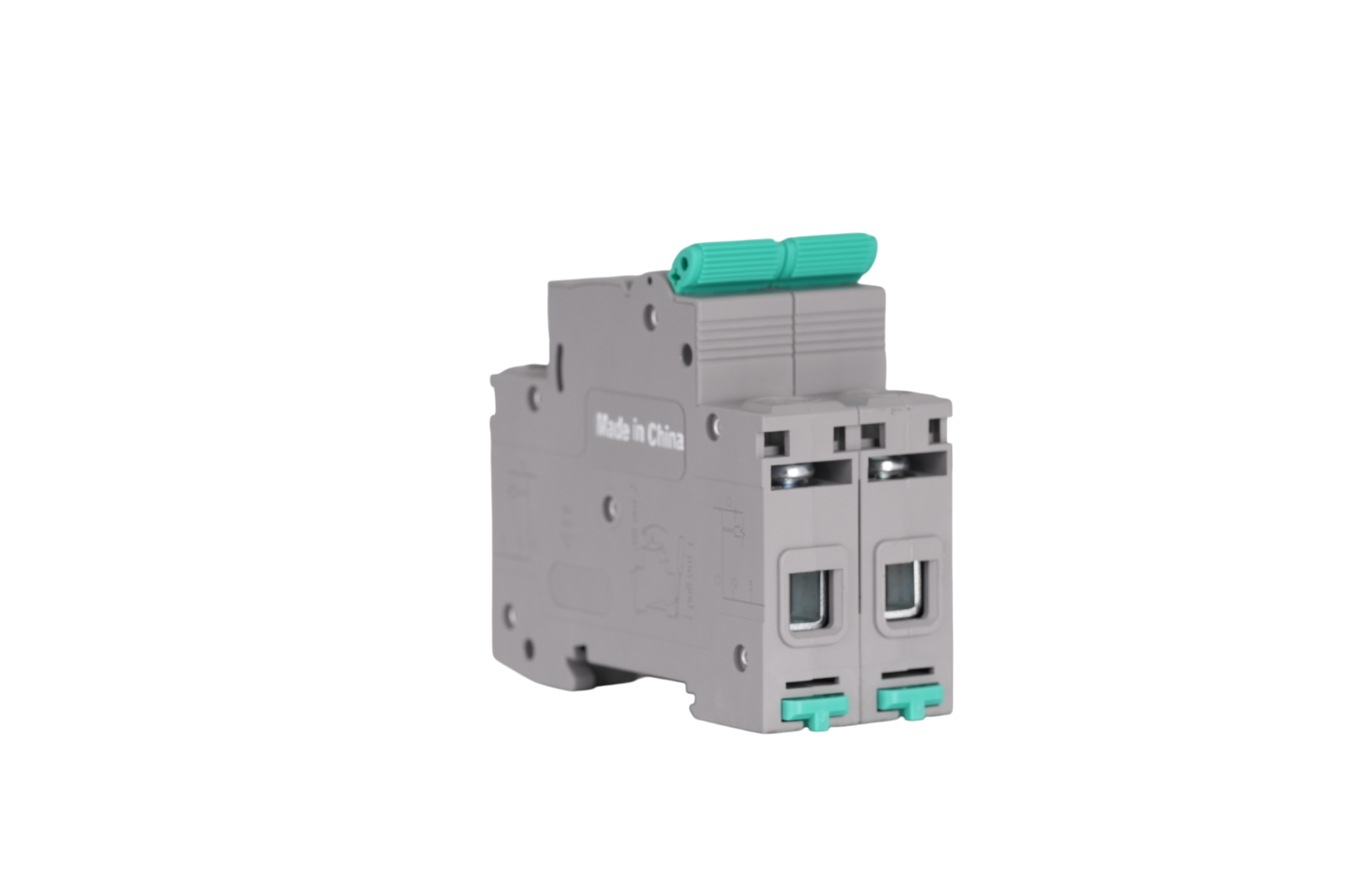 BD1-63S 2P DIN-Rail Miniature Circuit Breaker AC 400V 20A 6kA CE
