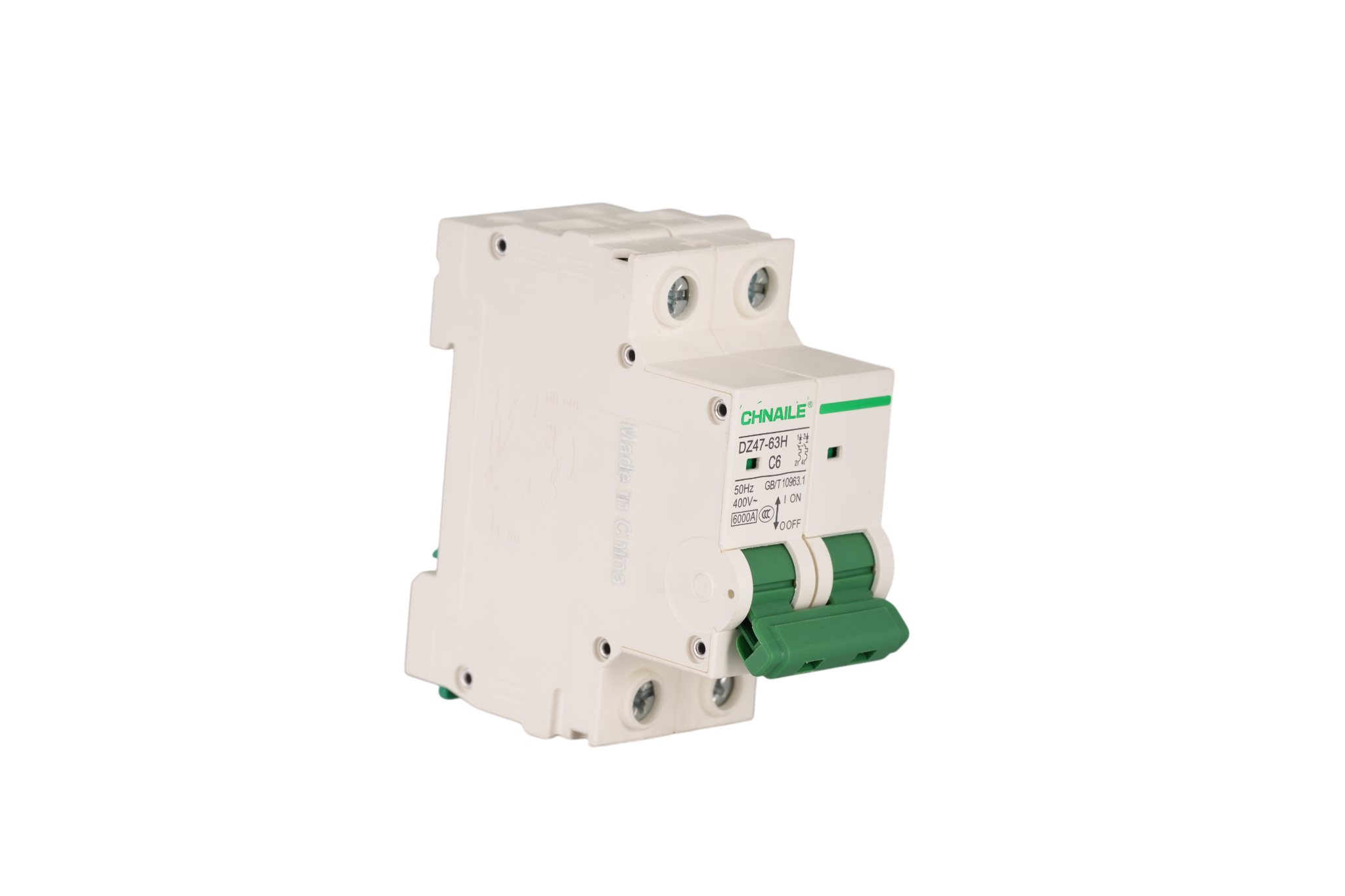 Precision 2P AC Miniature Circuit Breaker 6A 6kA for Automation & LED Lighting