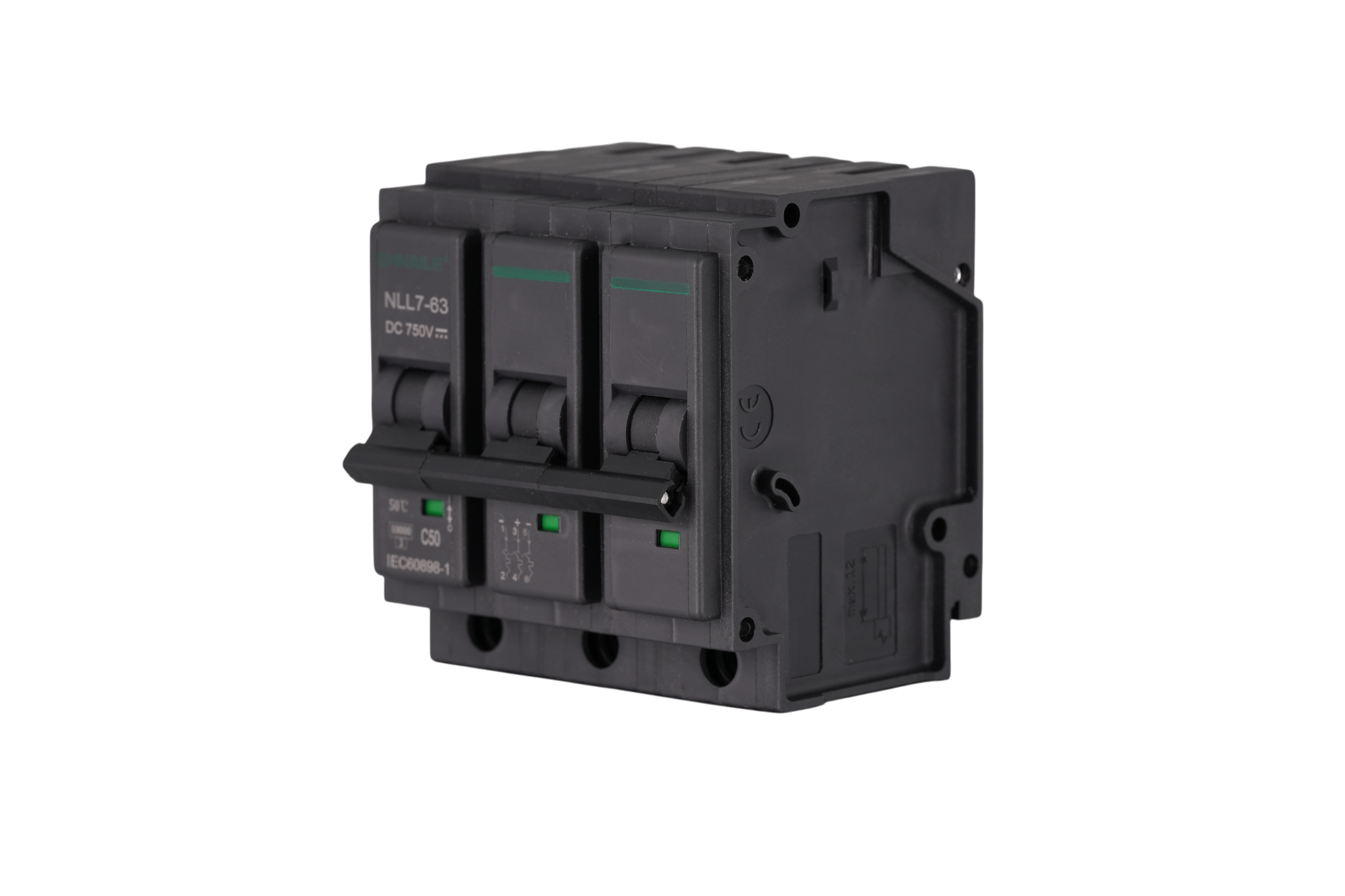 NLL7-63 3P Plug-in DC Circuit Breaker 750V 63A for Solar PV