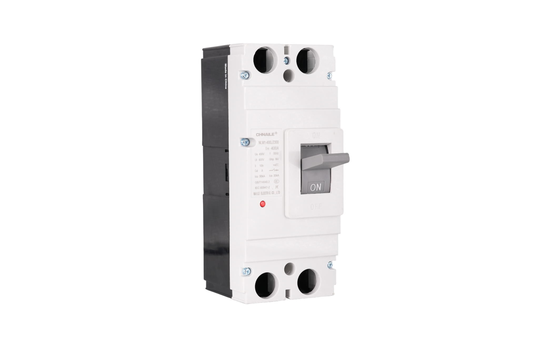 Ultra-High Capacity 2P AC MCCB 400A 50kA for EV Superchargers & Medical Facilities