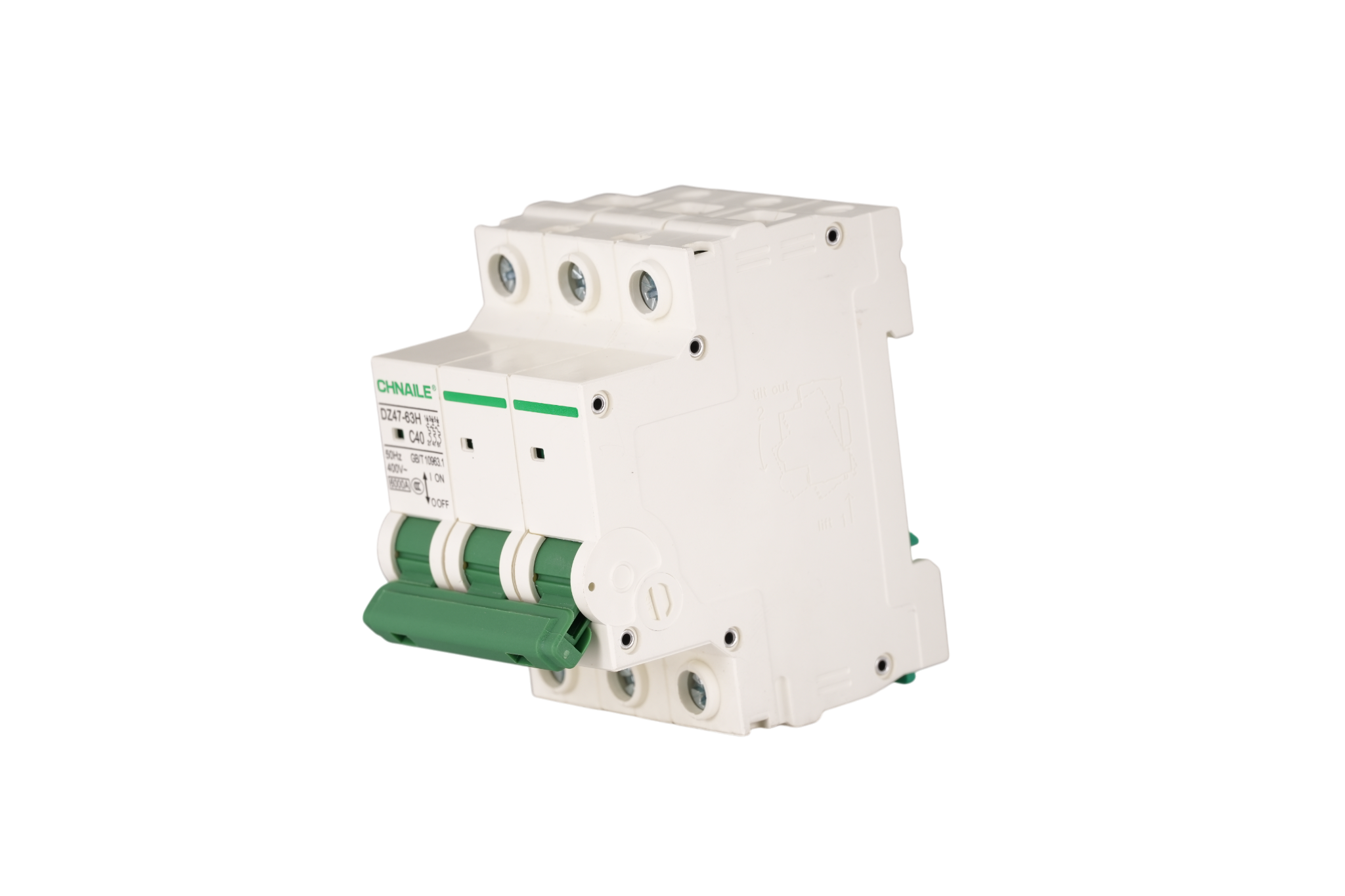 High-Performance 3P AC Miniature Circuit Breaker 40A 6kA for Commercial Refrigeration & Pumps
