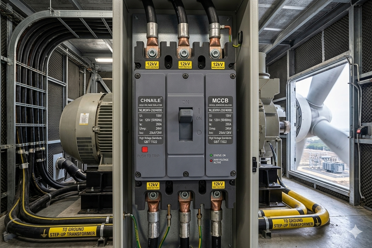 Ultra-High Voltage 3P AC MCCB 315A 1140V for Tunnel Boring & Offshore Platforms