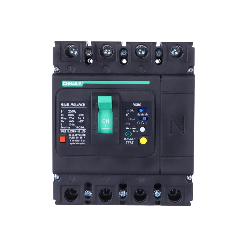 250A Residual Current Molded Case Circuit Breaker
