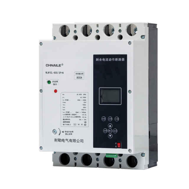 Smart 3P+N Auto-Reclosing MCCB 800A 100kA for High-Speed Rail & Deep Mines