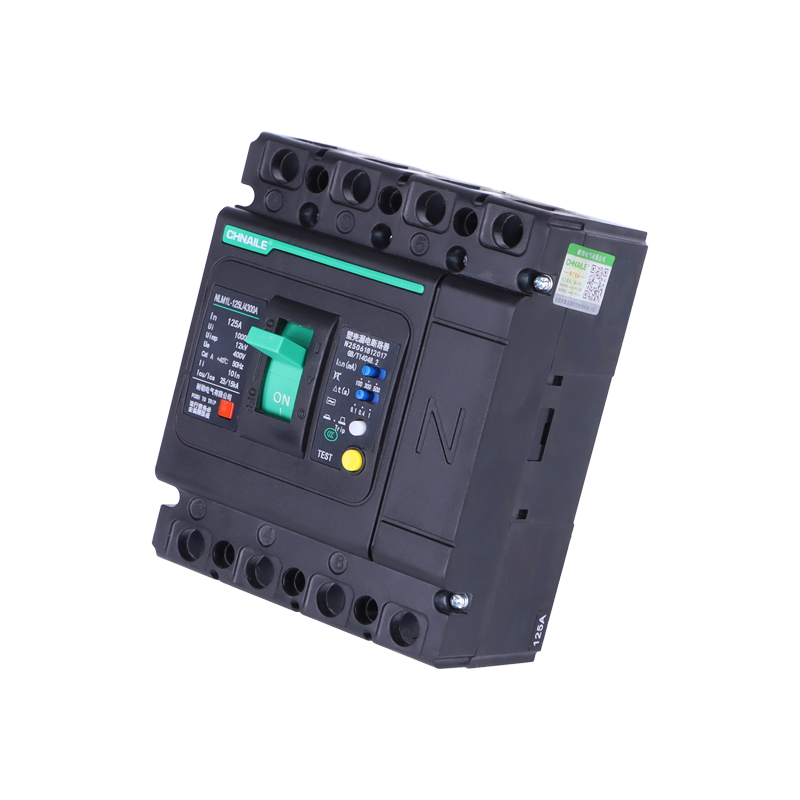Heavy-Duty 4P Adjustable Leakage MCCB 125A 25kA for Construction Site Power