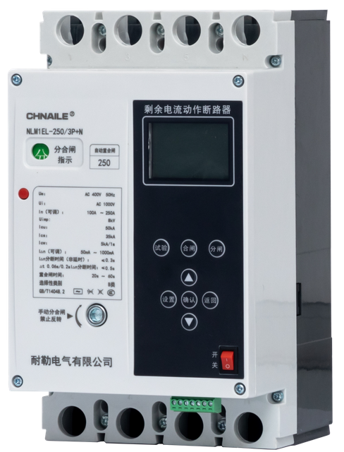 Smart 3P+N Auto-Reclosing MCCB 250A 50kA for Distributed Solar & Remote Pipelines